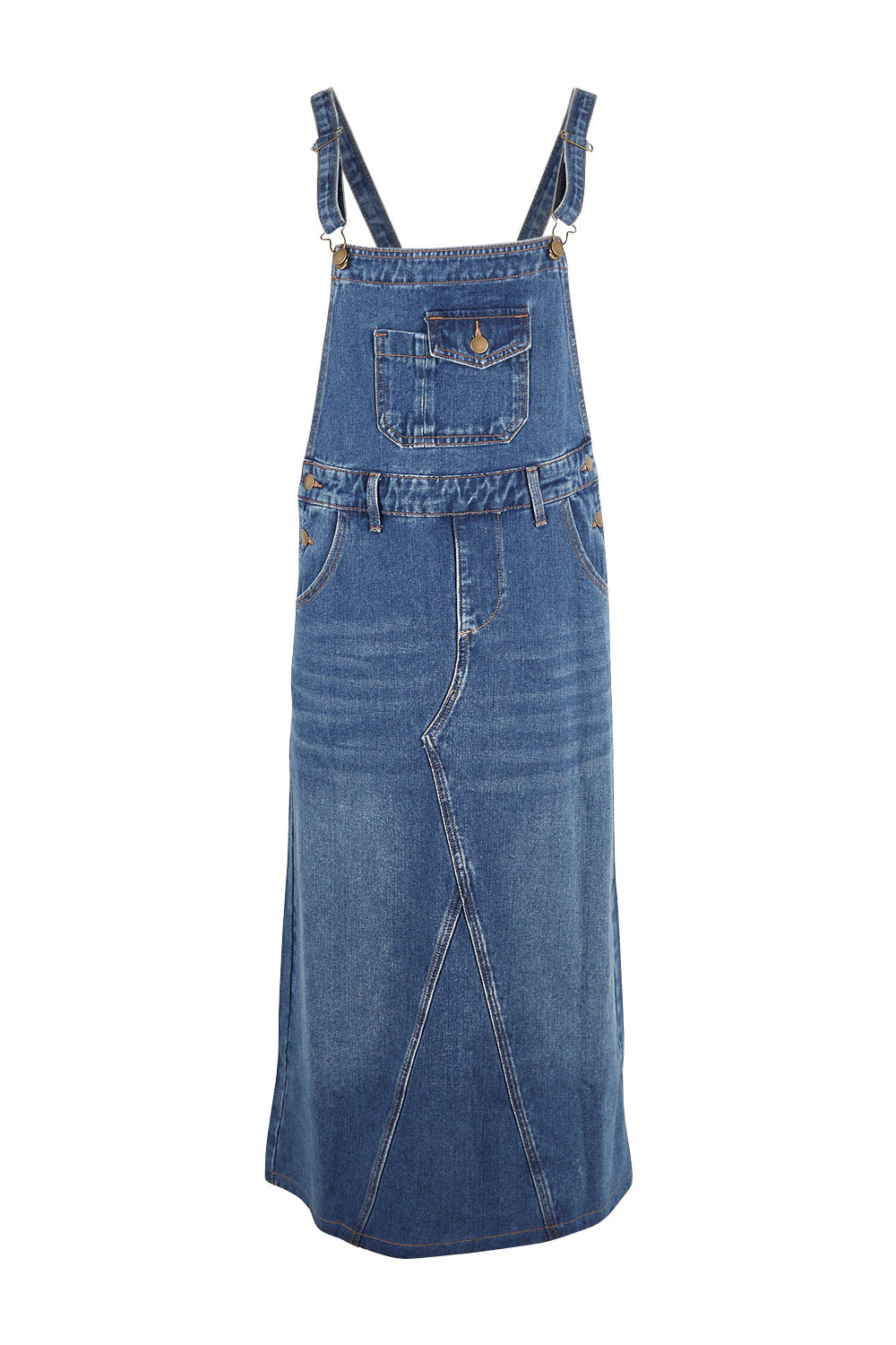 Overall Happiness Dress - Denim