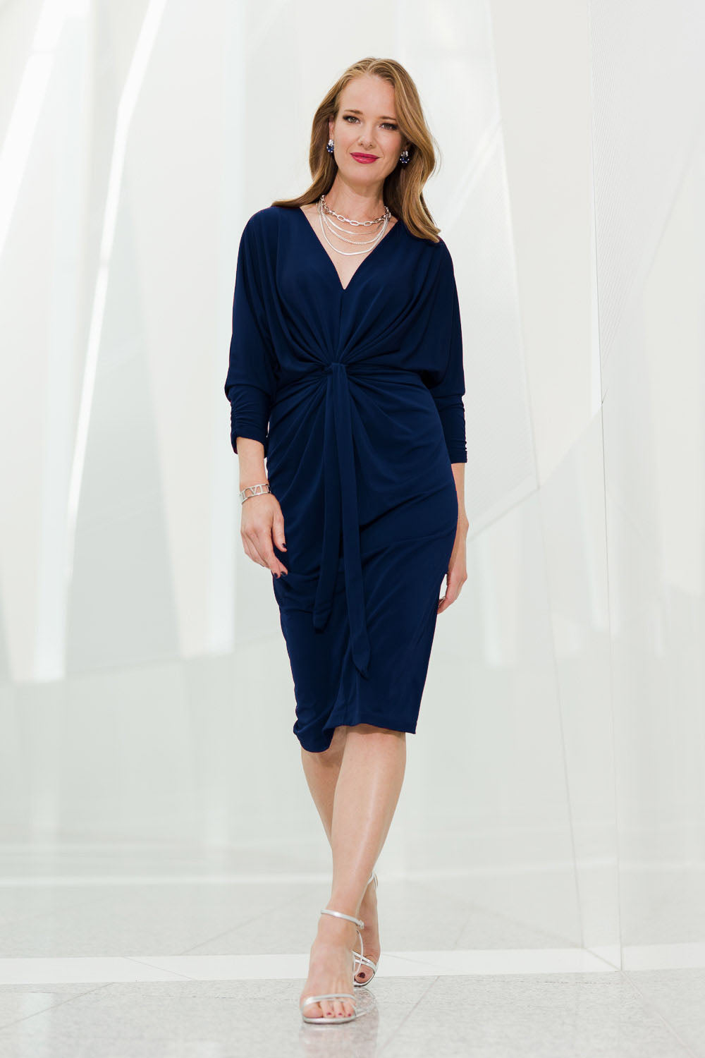 Nancy Dress - Navy