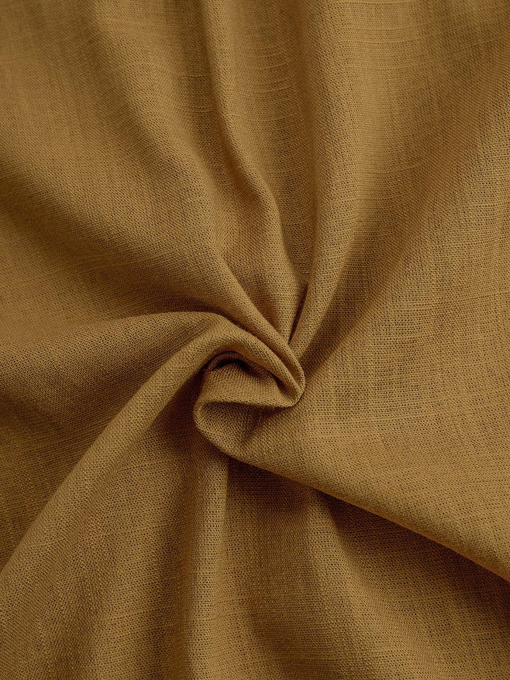 Paige | Mustard Elegant Linen Blended