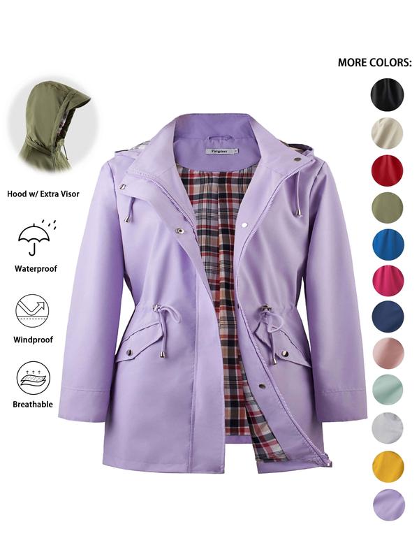 Dena | Lightweight Hooded Trench Coat