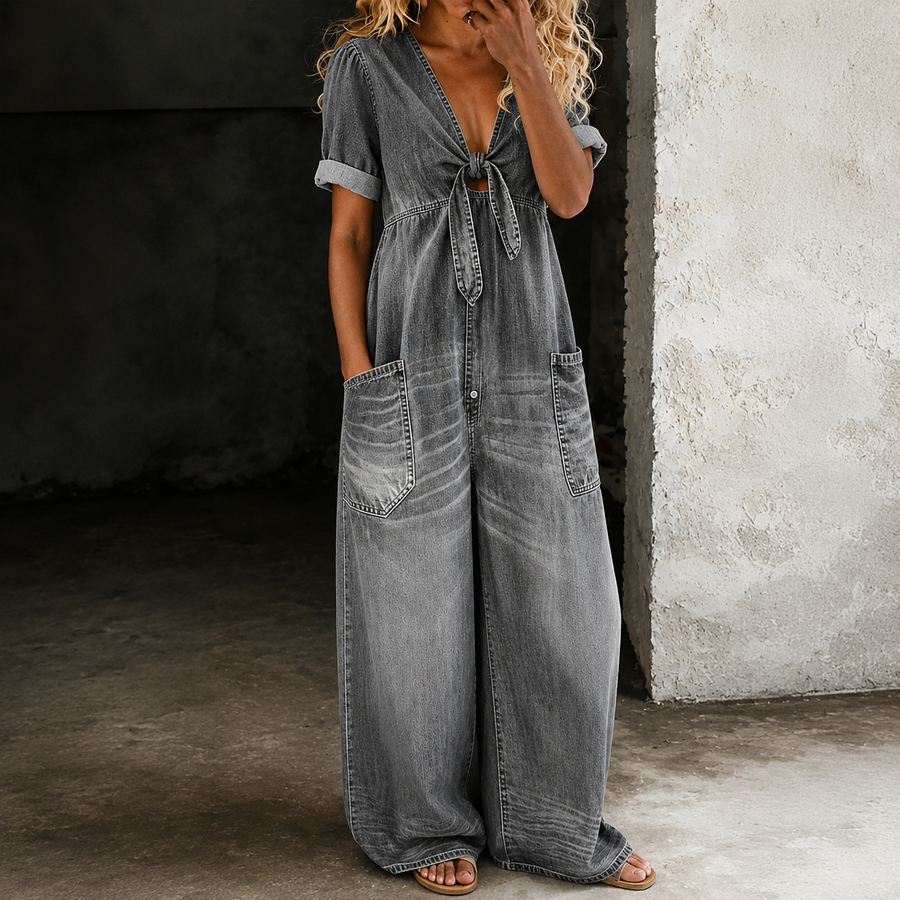 Thina | Denim Easy Playsuit