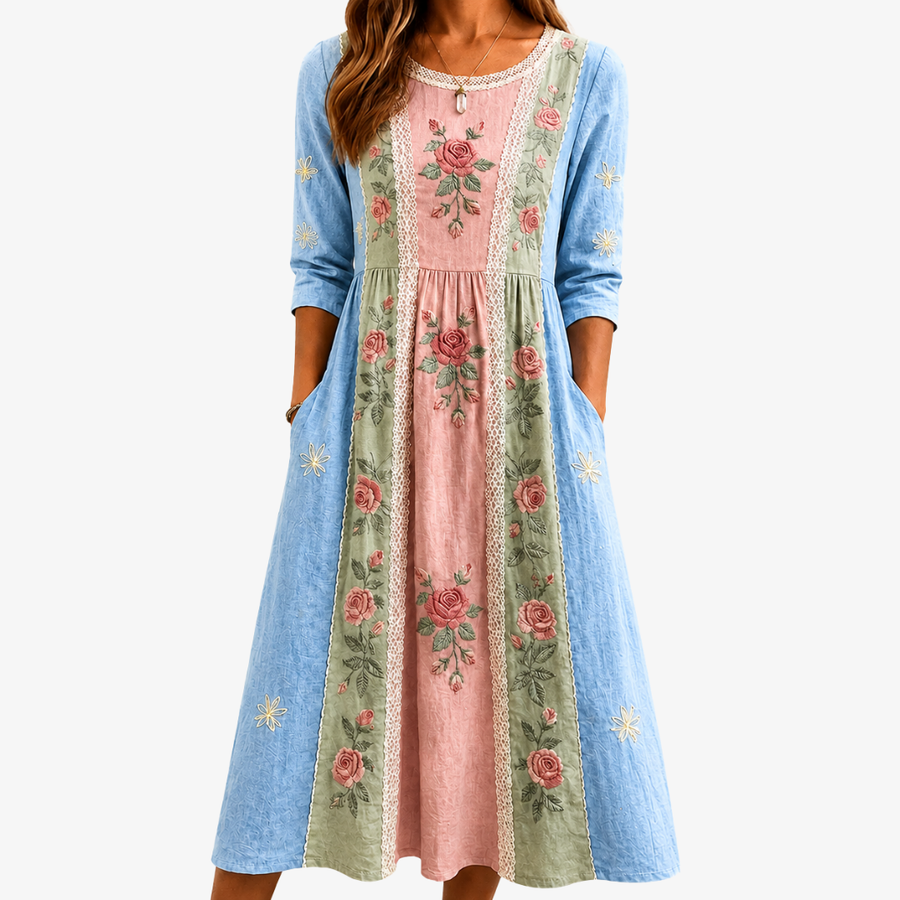 Amy | Vintage Rose Garden Patchwork