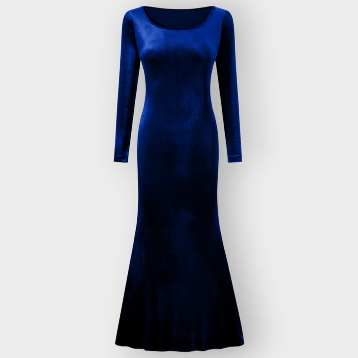 Kryenna | Luxe Evening Silhouette Velvet Gown
