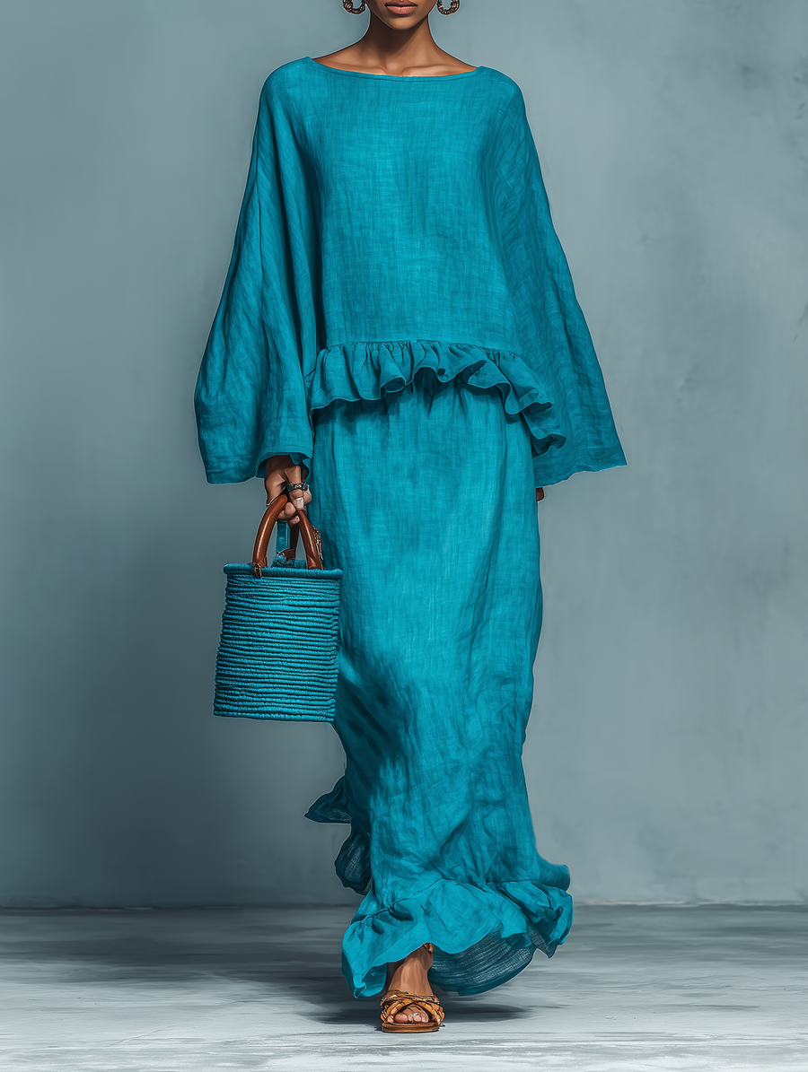 Lydia | Linen Blend Blouse Straight