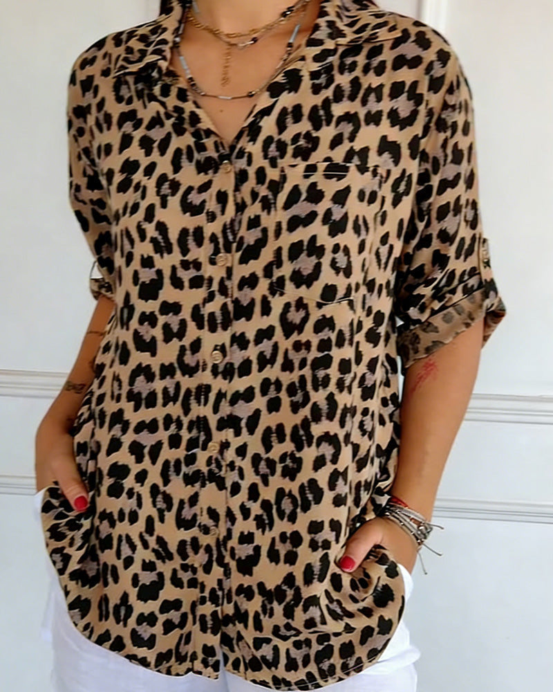 Susan | Leopard Print Blouse
