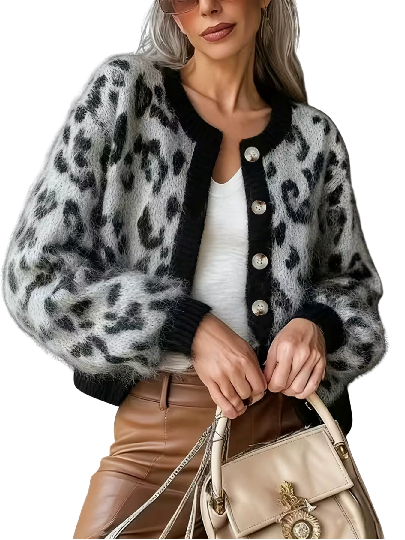 Mariza | Leopard Print Cardigan