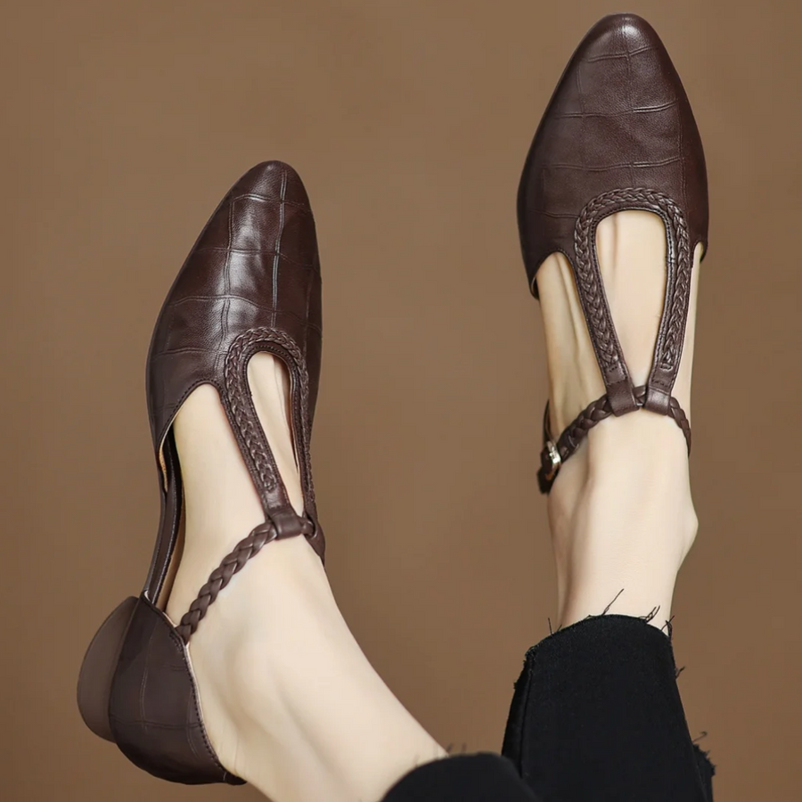 Vivienne | Leather Mary Janes