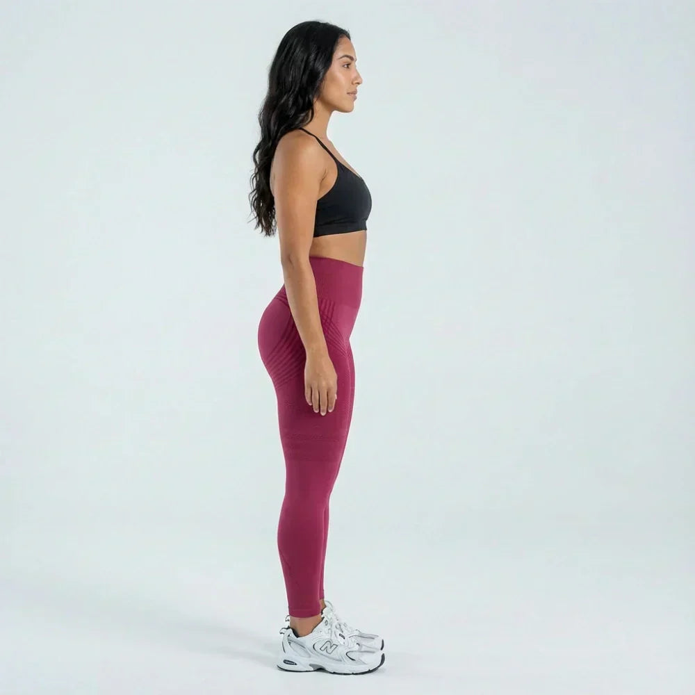 Demi | Bordeaux Sculpt Legging
