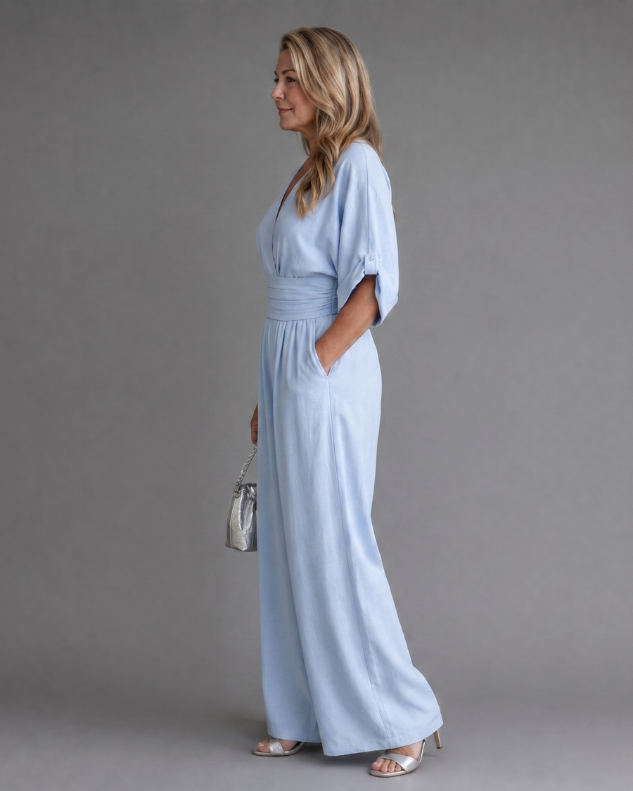 EMENE | Relaxed Wide-Leg Jumpsuit