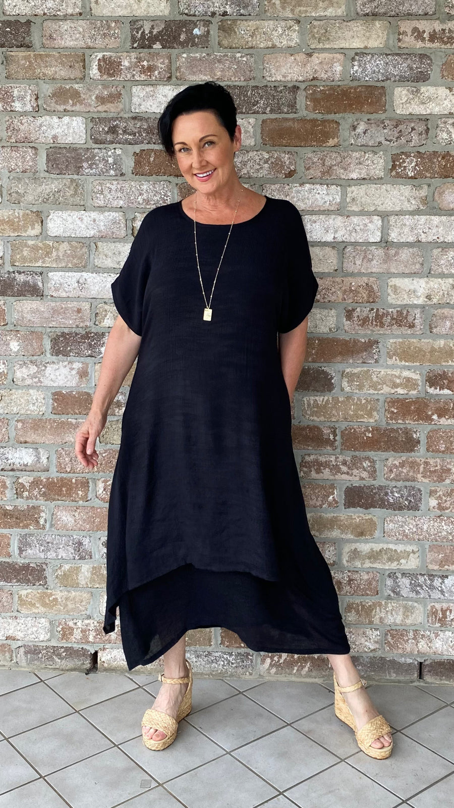 Katherine | Brigitte Classic Black Dress