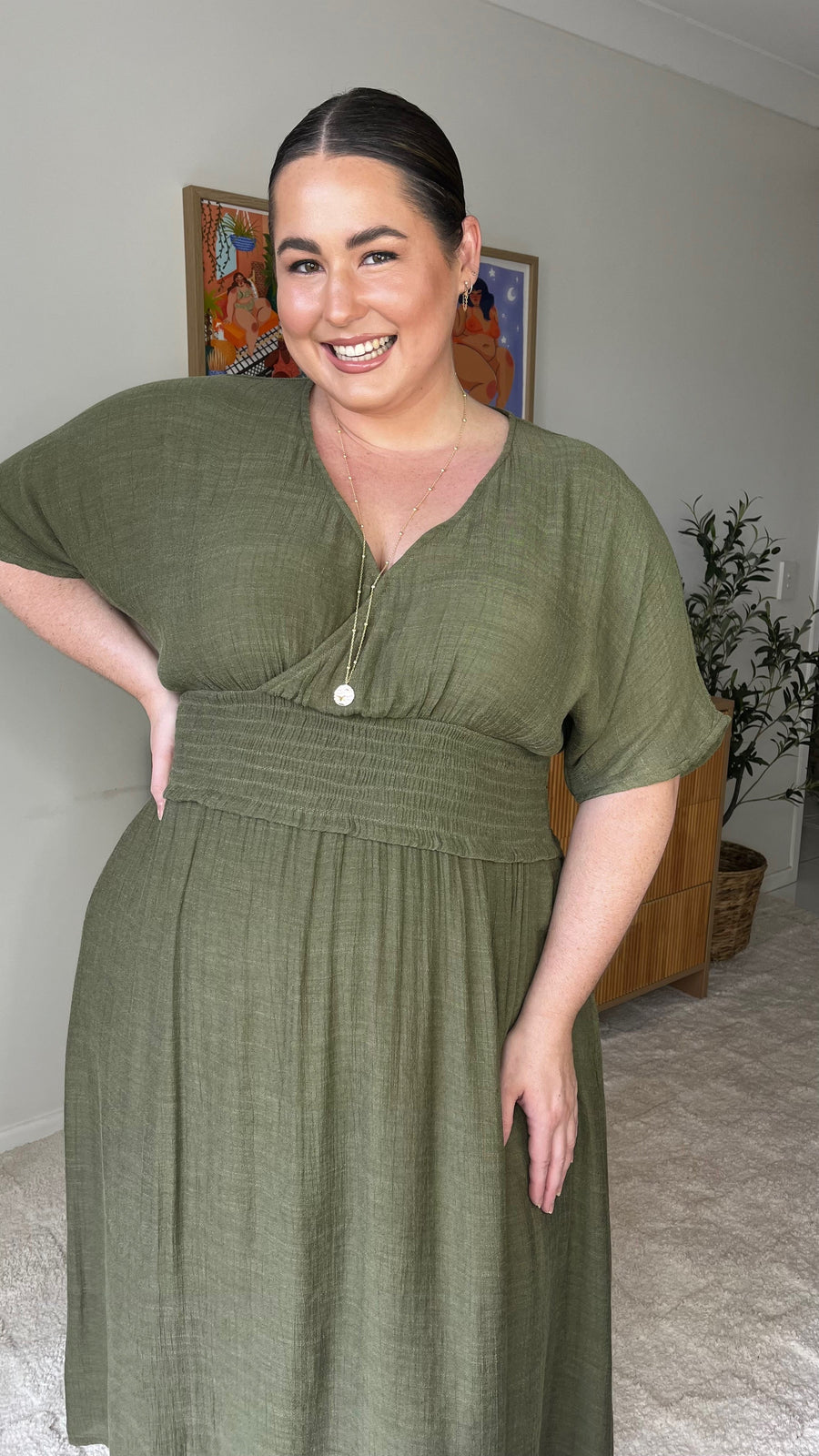 Octavia | Poppy Bamboo Wrap Dress