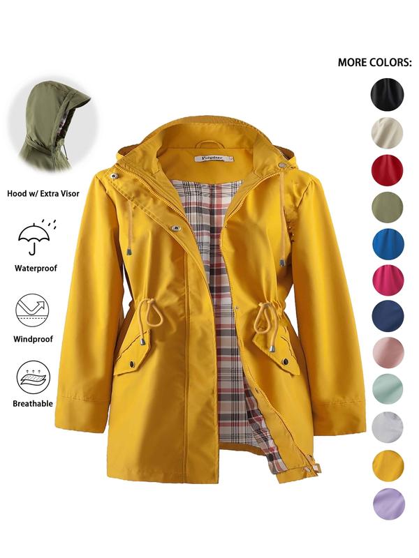 Dena | Lightweight Hooded Trench Coat