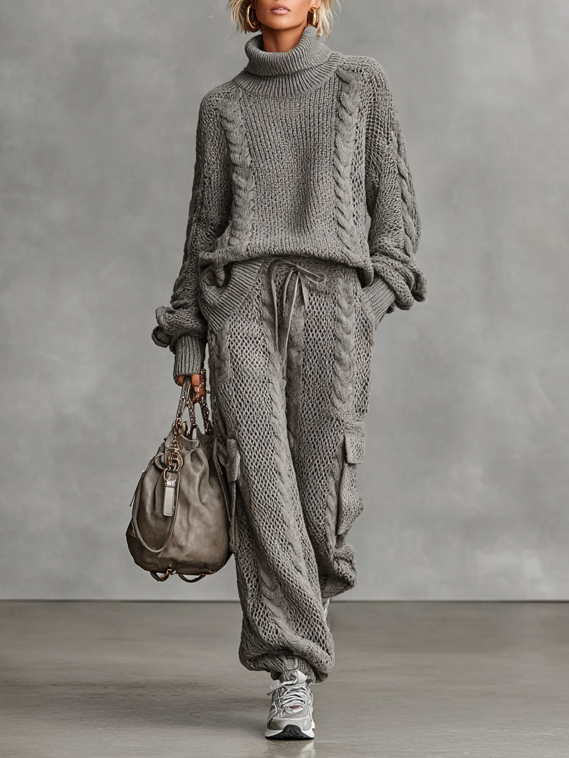 Priya | Cable Knit Set
