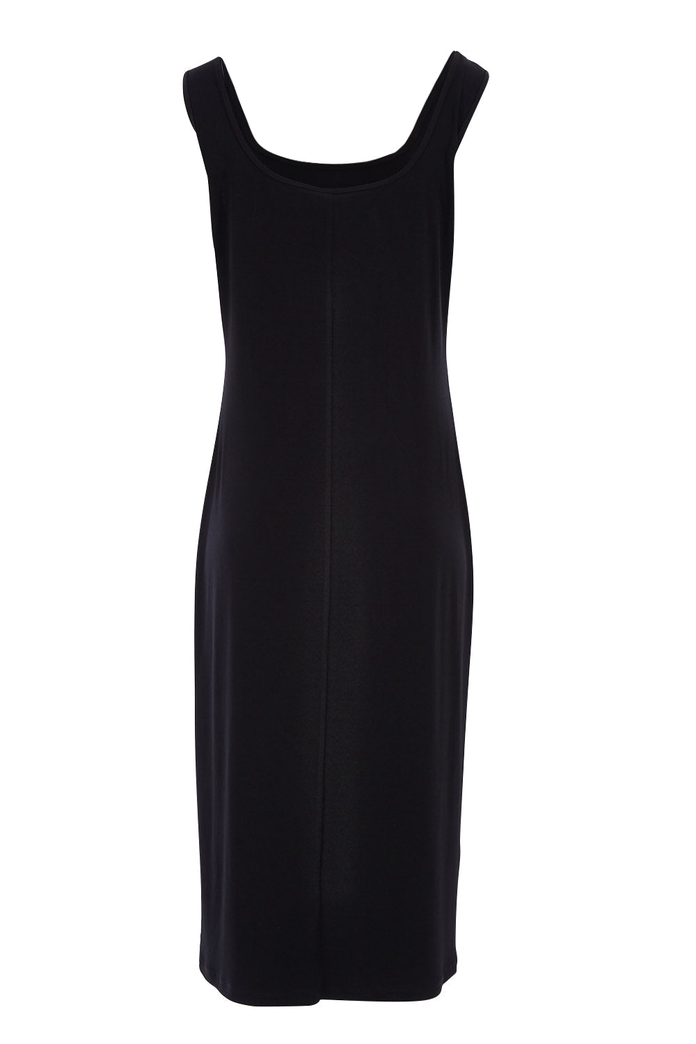 Belle Basic Slip Dress - Black