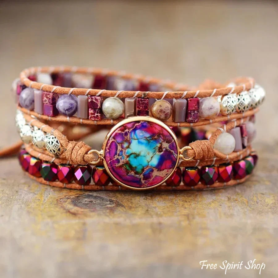 Val | Handmade Purple Goddess Wrap