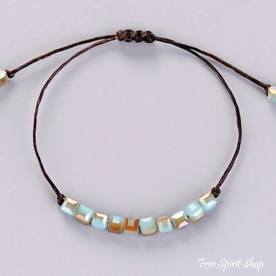 Zara | Handmade Boho Crystal Bracelet -