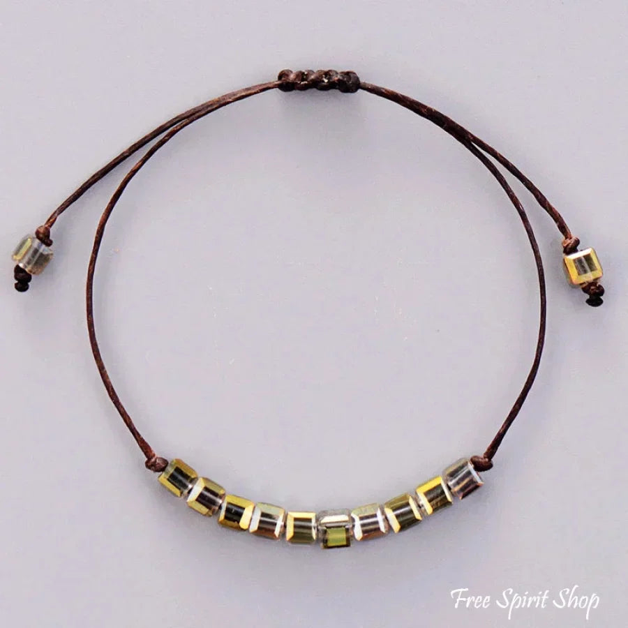 Zara | Handmade Boho Crystal Bracelet -