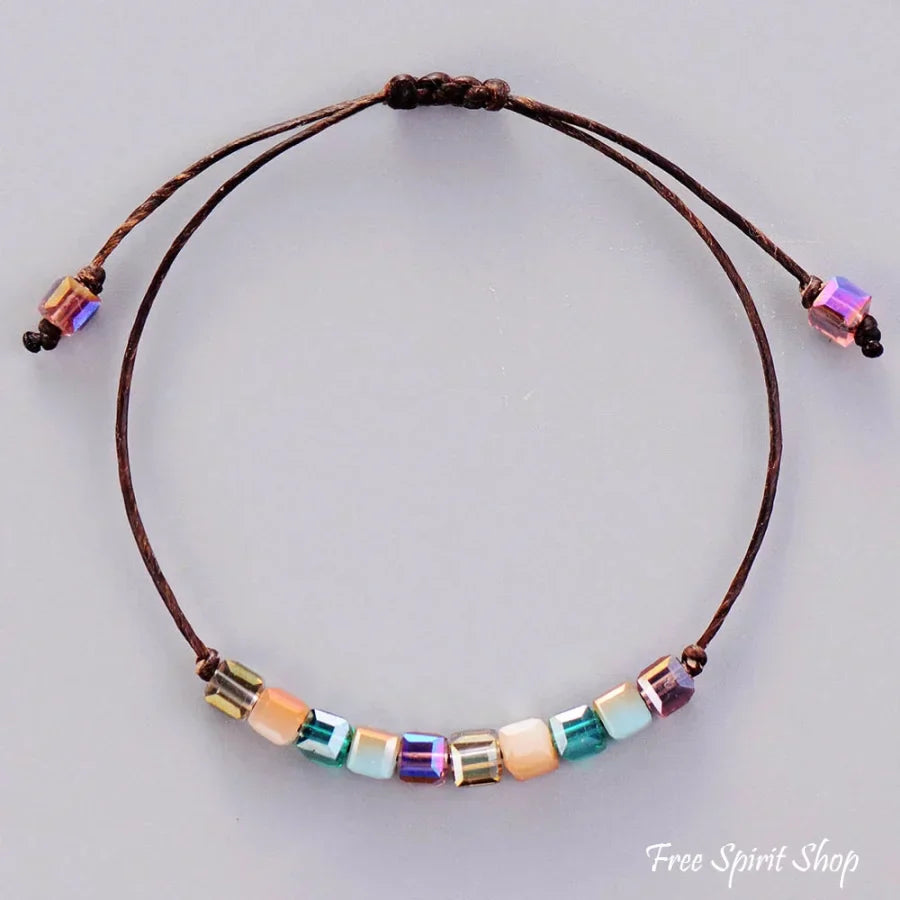 Zara | Handmade Boho Crystal Bracelet -