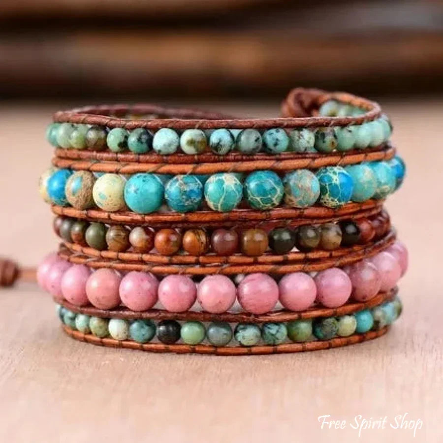 Yvonne | African Turquoise Rhodonite & Jasper