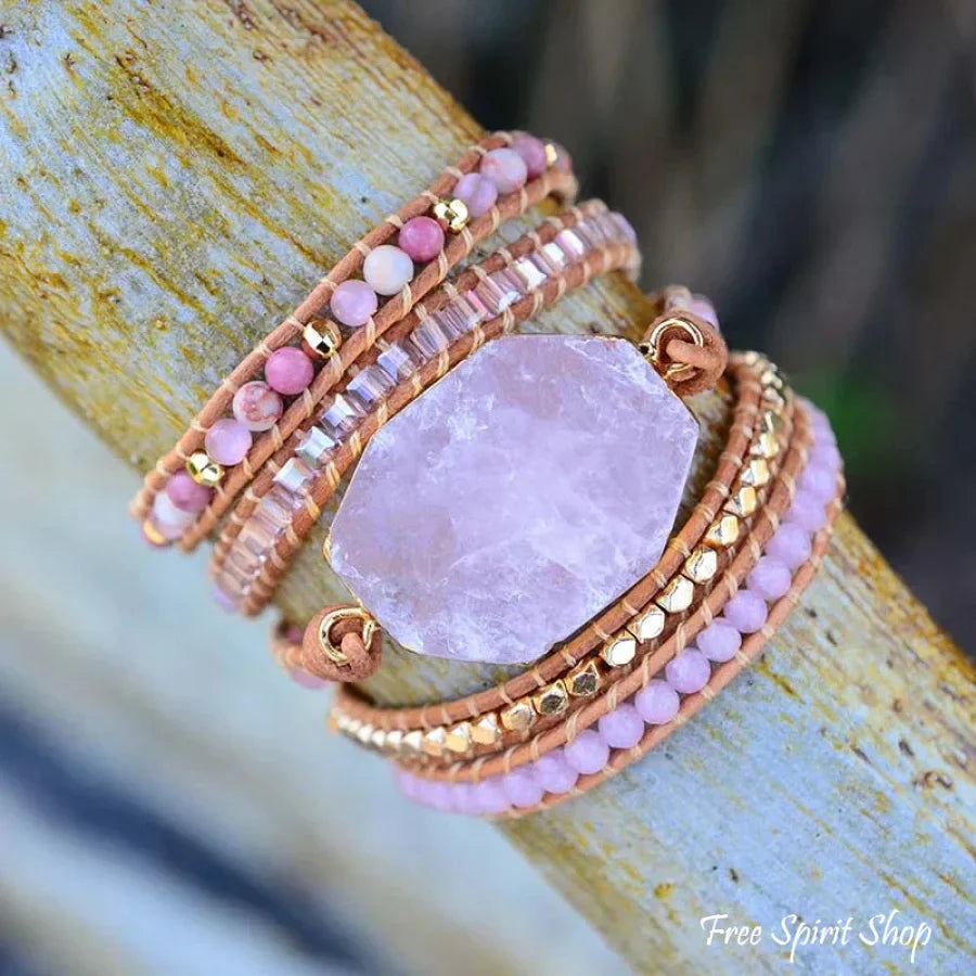 Camille | Rose Quartz Heart Chakra Wrap