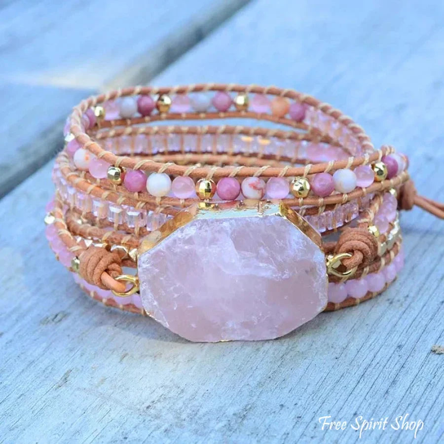 Camille | Rose Quartz Heart Chakra Wrap