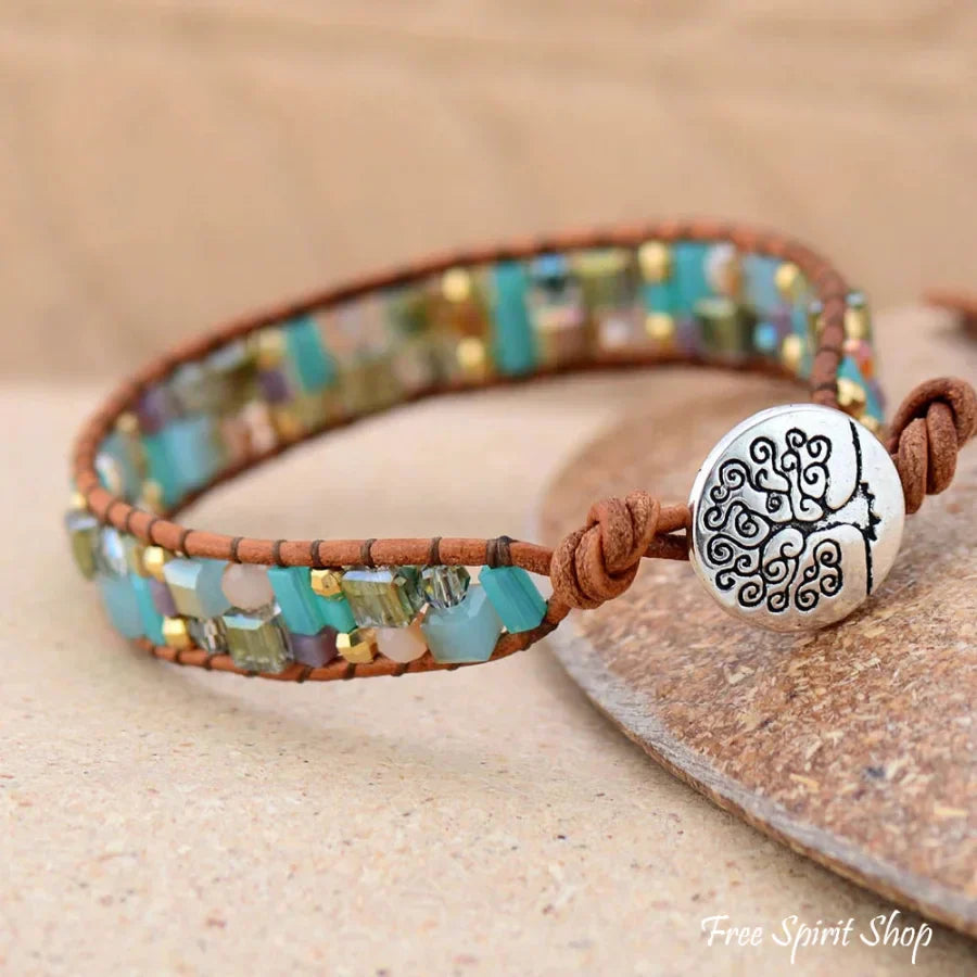 Julia | Crystal & Leather Tree of