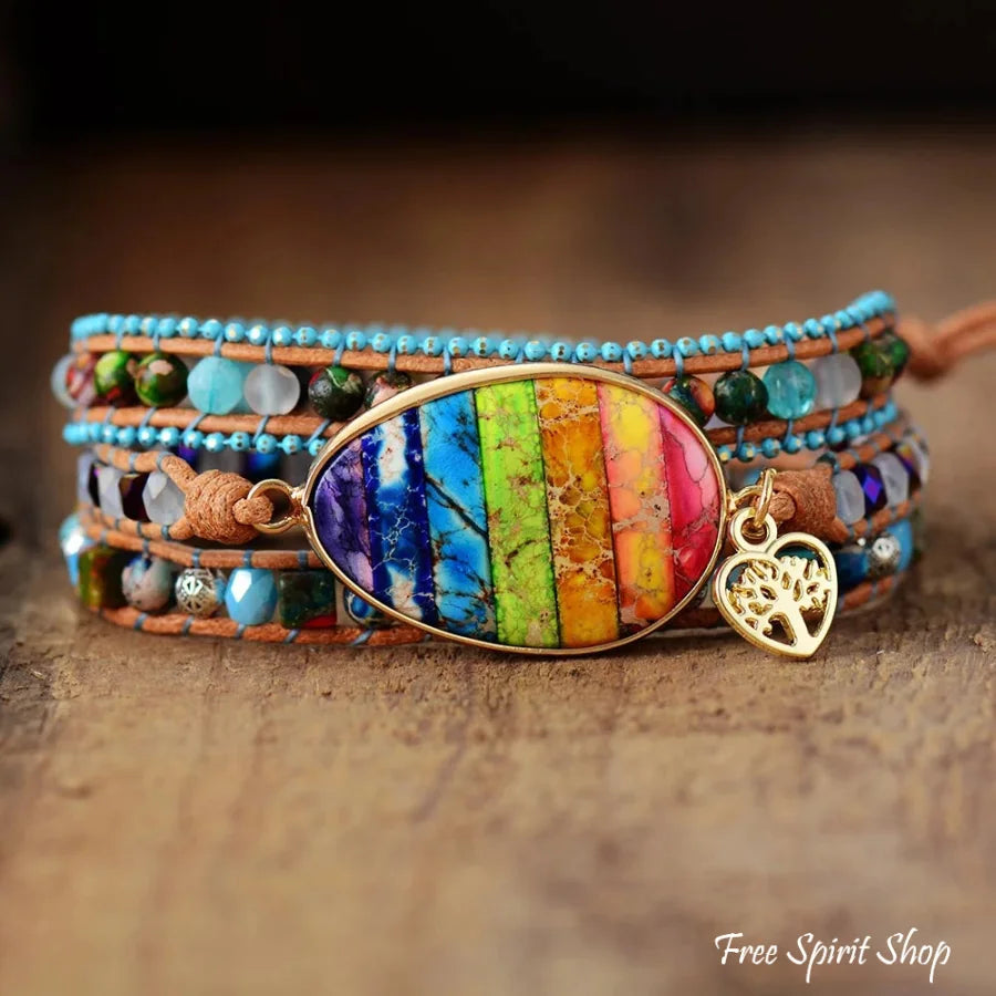 Crystal | Mix Gemstones & Rainbow Chakra