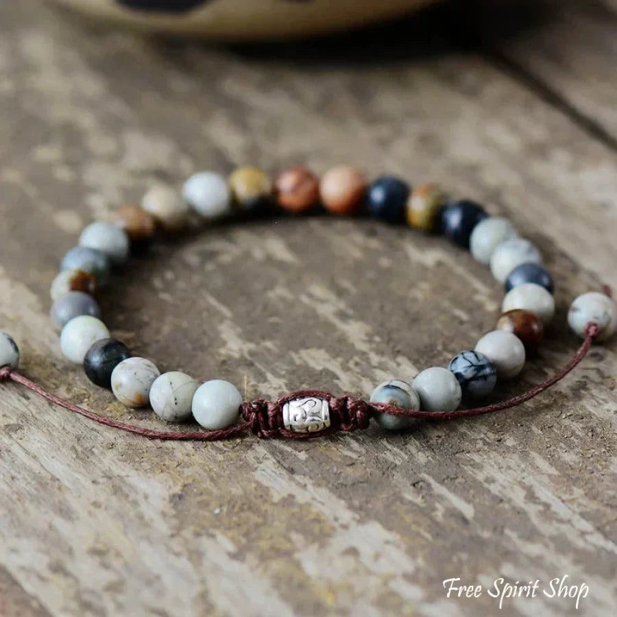 Karen | Semi-Precious Healing Jasper Stone Bead