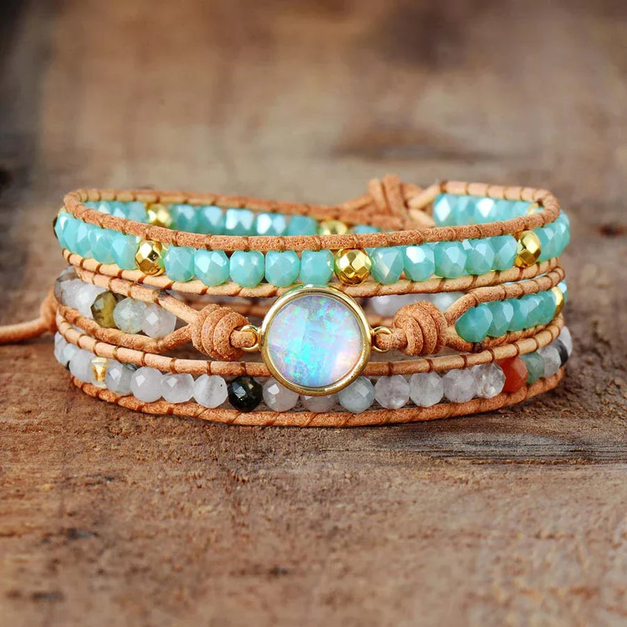 Claudia | Handmade Clear Quartz & Opal