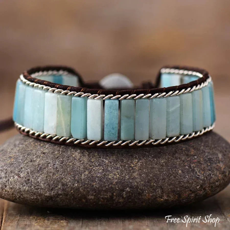 Ava | Amazonite & Silver Chain