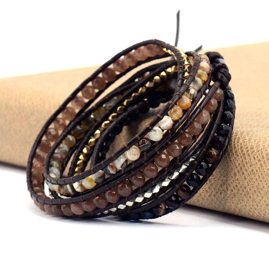 Ximena | Handmade Mix Natural Gemstone Brown