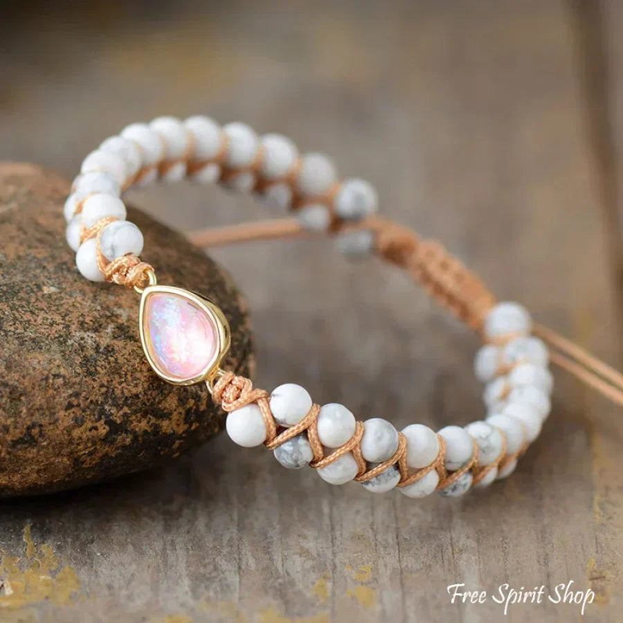 Bianca | Howlite & Opal Bead