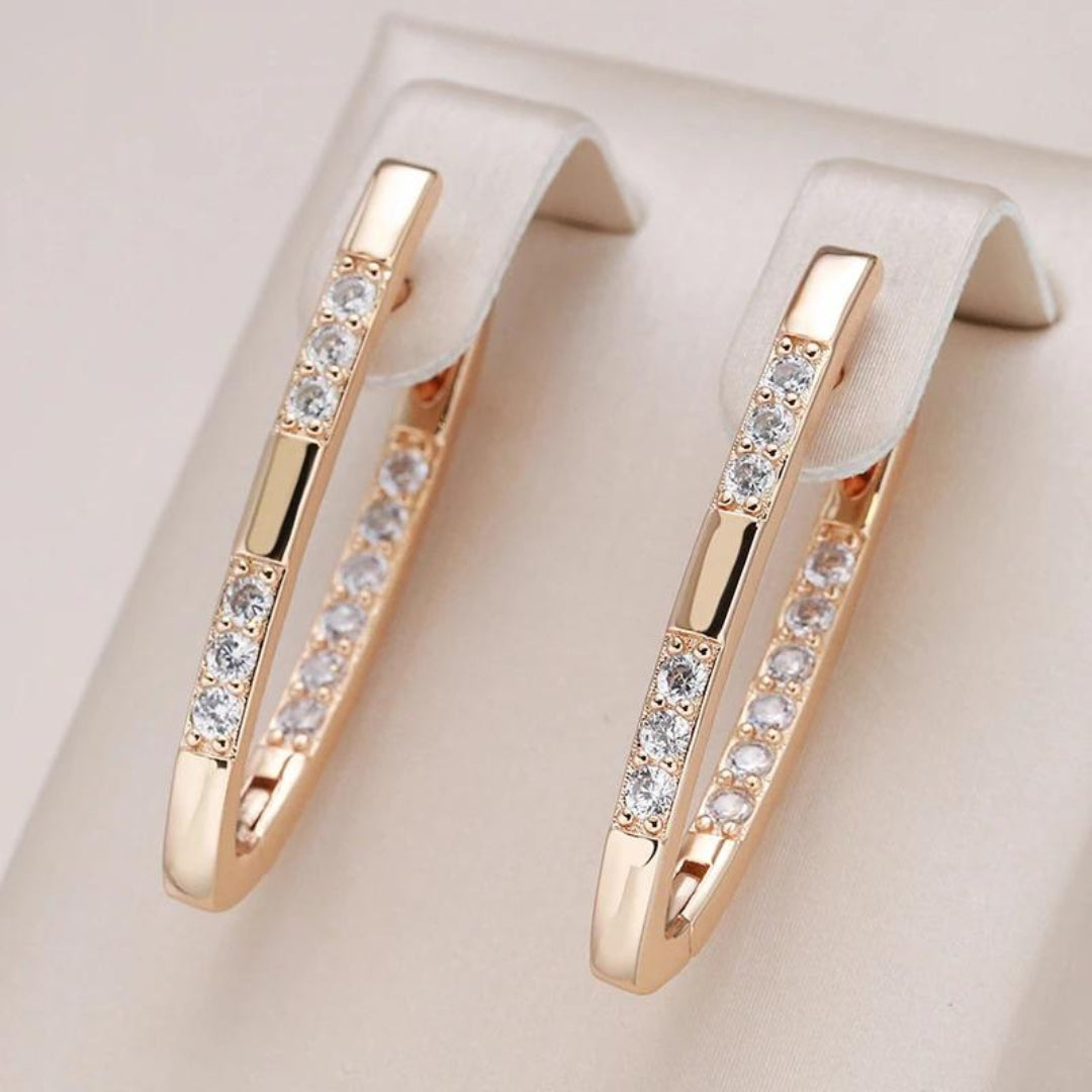 Layla | Elegant Zirconia Earrings