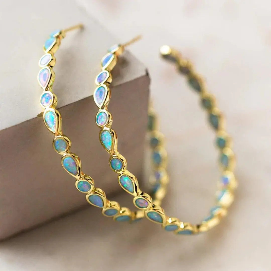 Aileen | Vintage Blue Pearl Gold