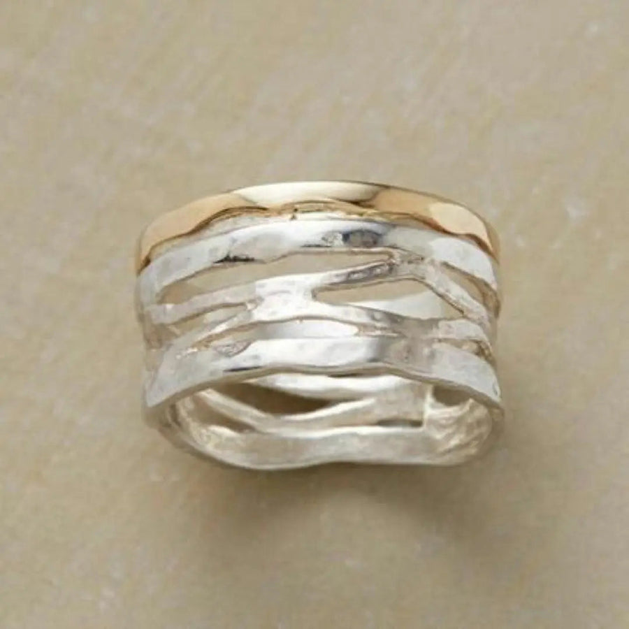 Megan | Gold Silver Ring