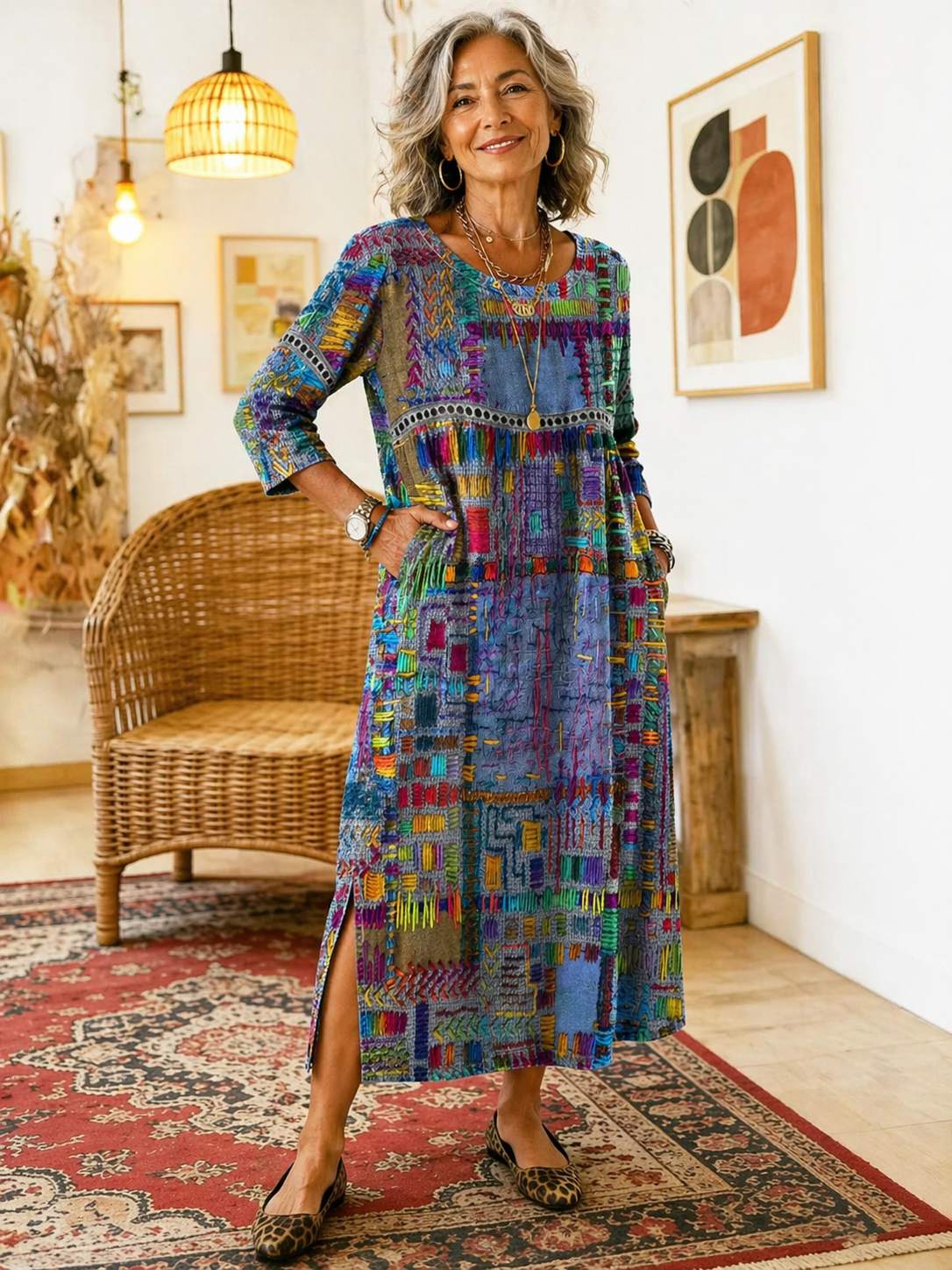 Janice | Printed Tribal Dresses