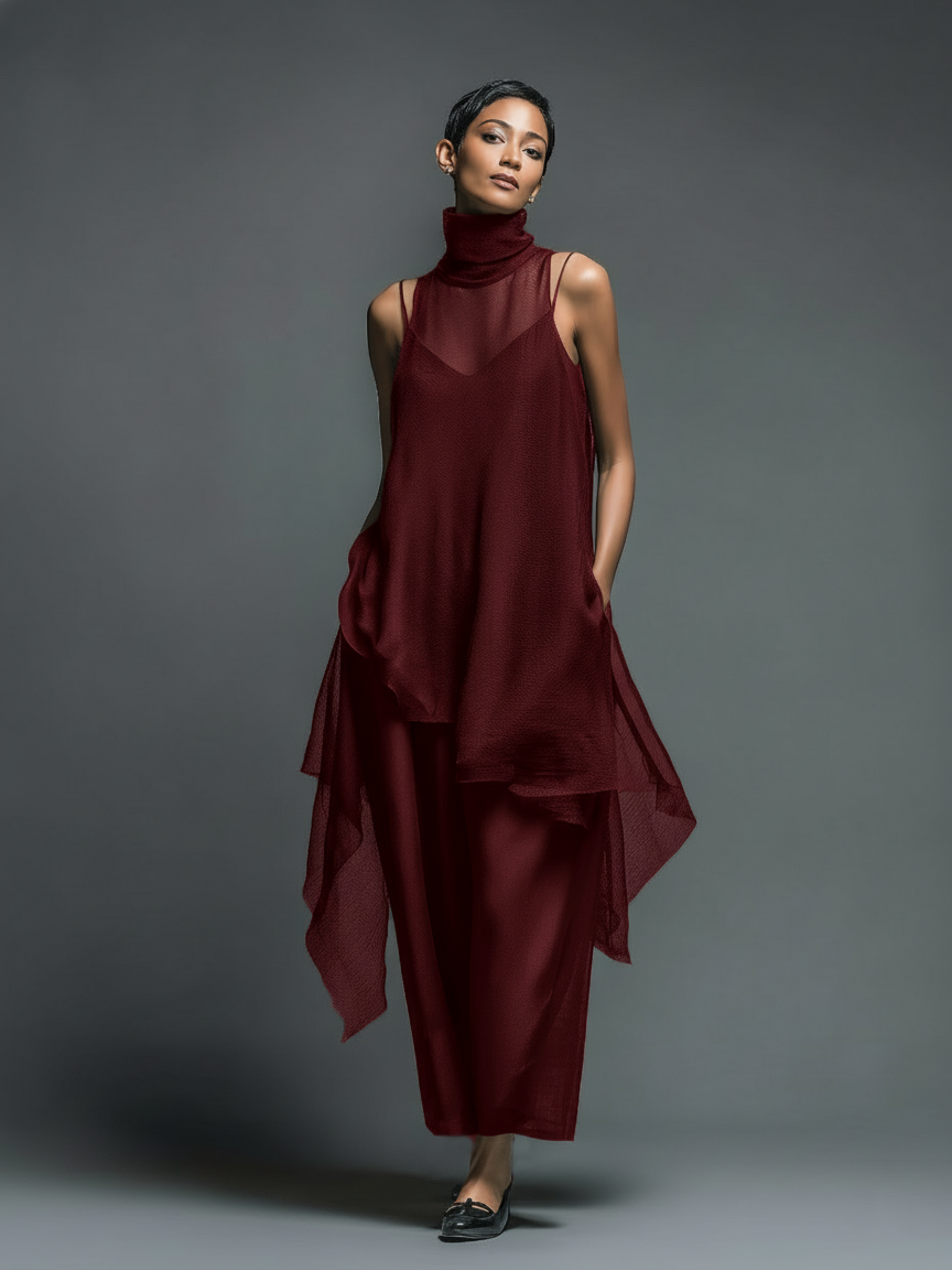 Elsie | Imitation Acetate Slip Dress