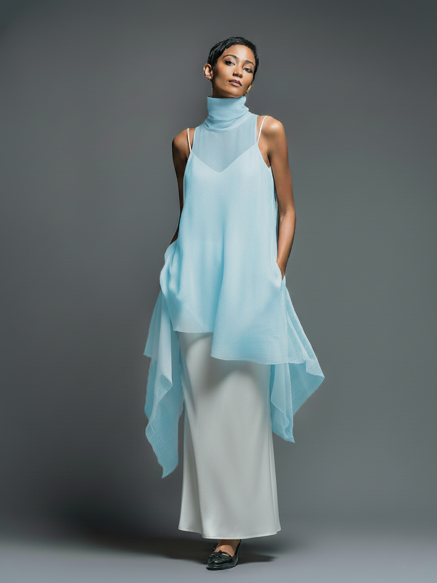 Elsie | Imitation Acetate Slip Dress