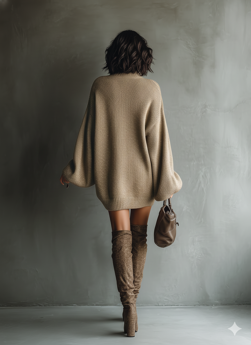 Harriet | Caramel Brown Vintage Style
