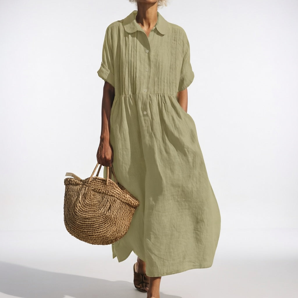 EVIE & BAY | LYSANDRA SUMMER SHIRT DRESS FOR WOMEN