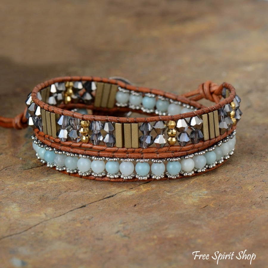 Summer | Handmade Natural Amazonite & Crystal