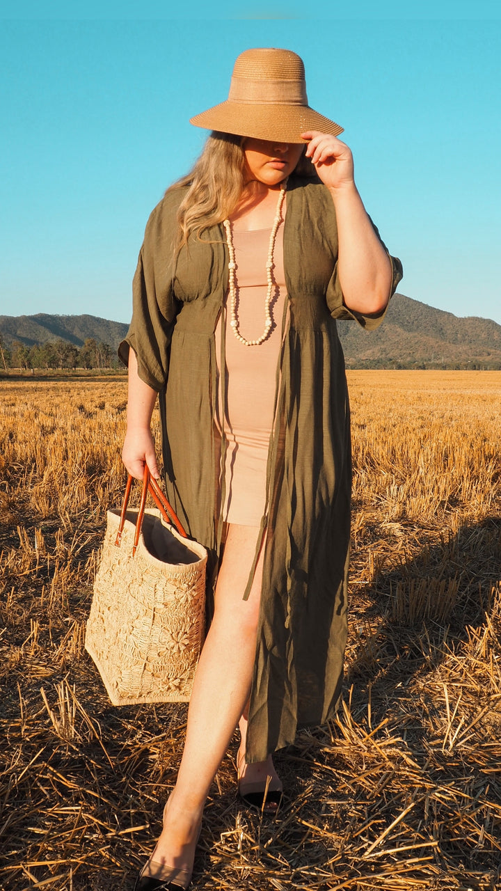 Jade | Goddess Relaxed Midi Dress
