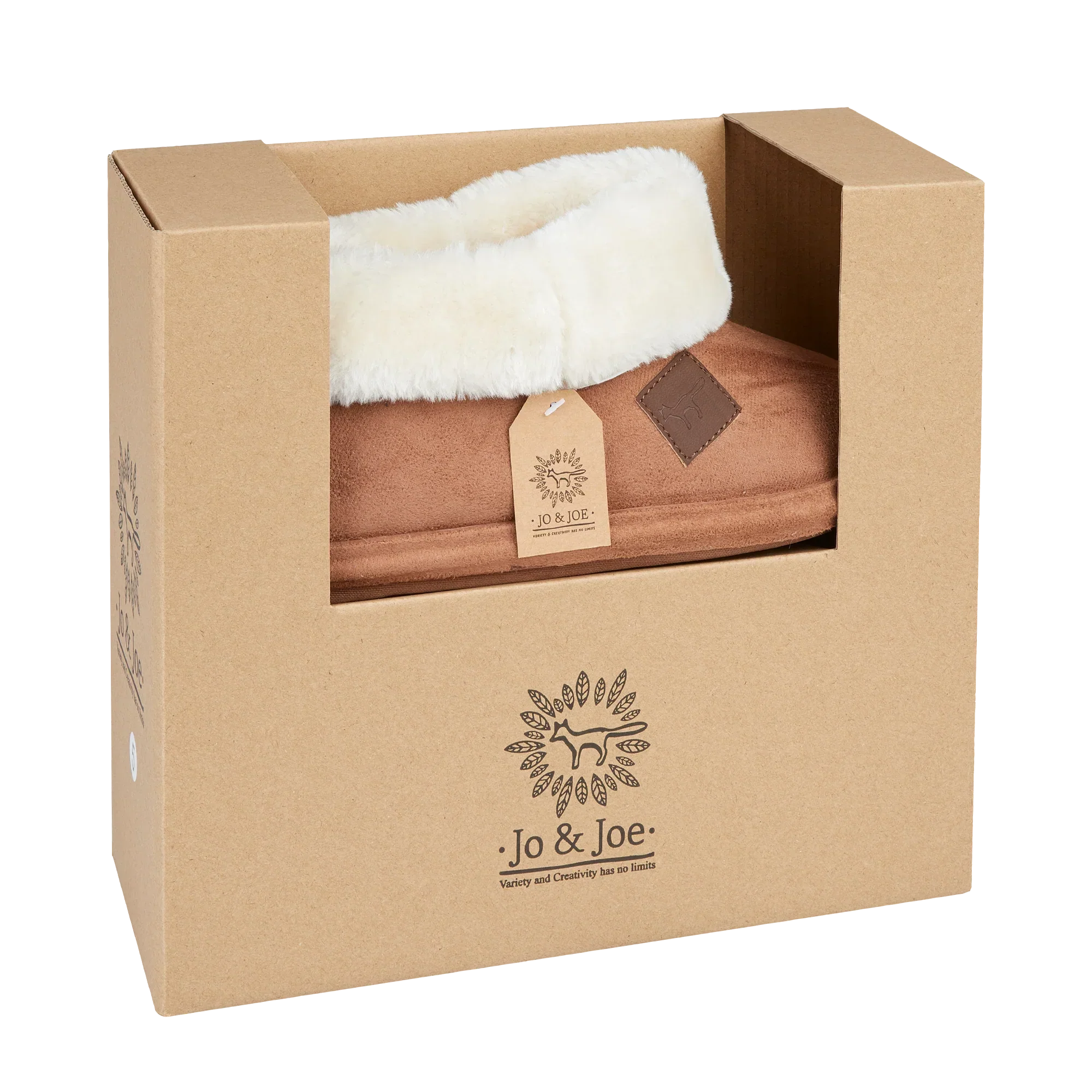 Cleo | Faux Suede Bootee Slippers