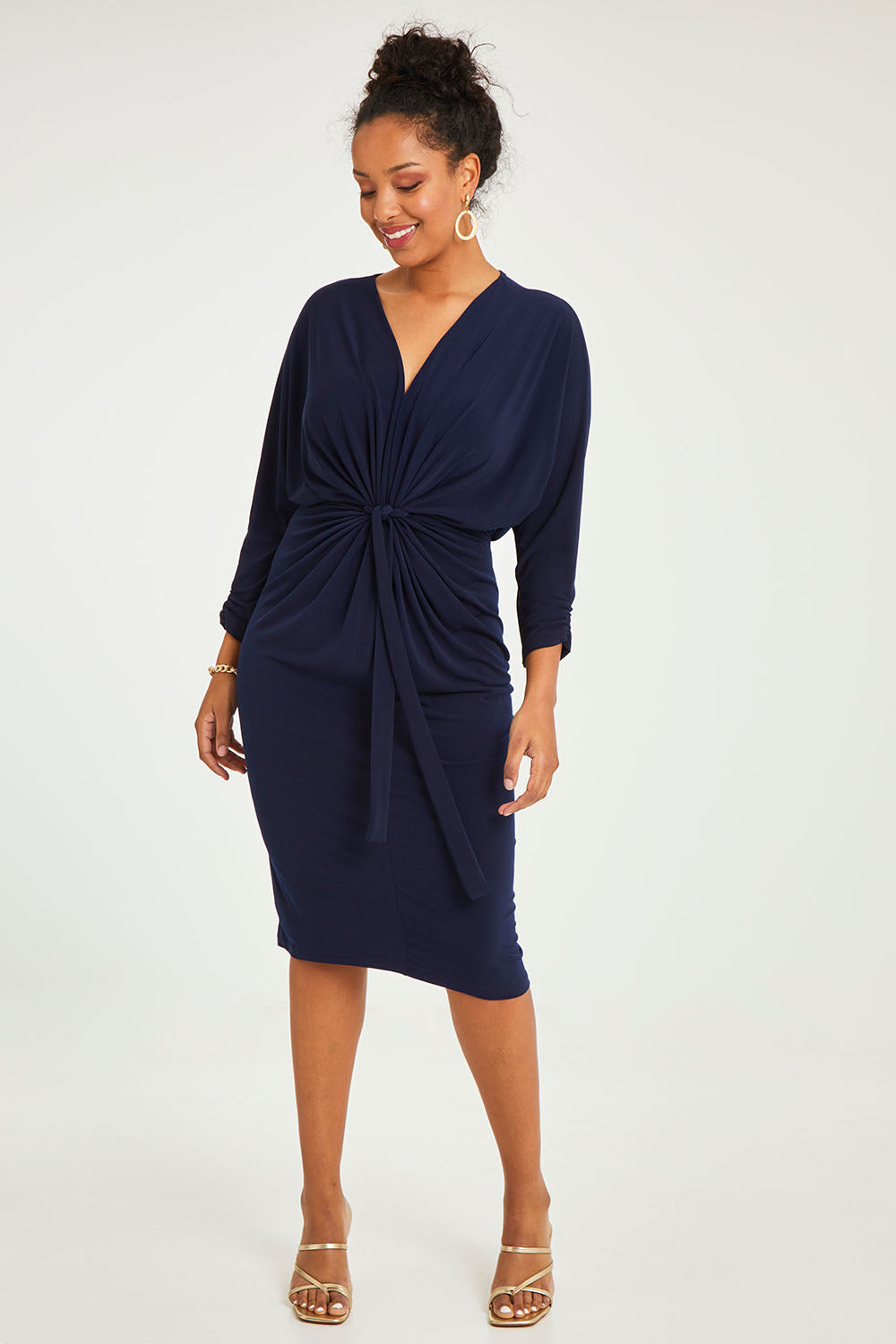Nancy Dress - Navy