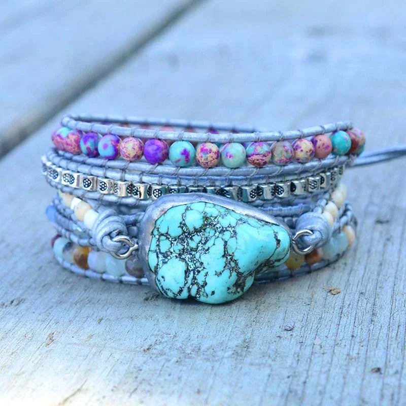 Celeste | Handmade Turquoise, Jasper & Amazonite