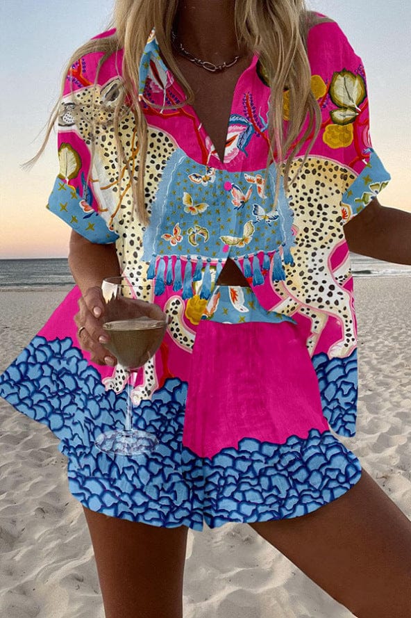 Keyla | Cropped Top and Skirt Set