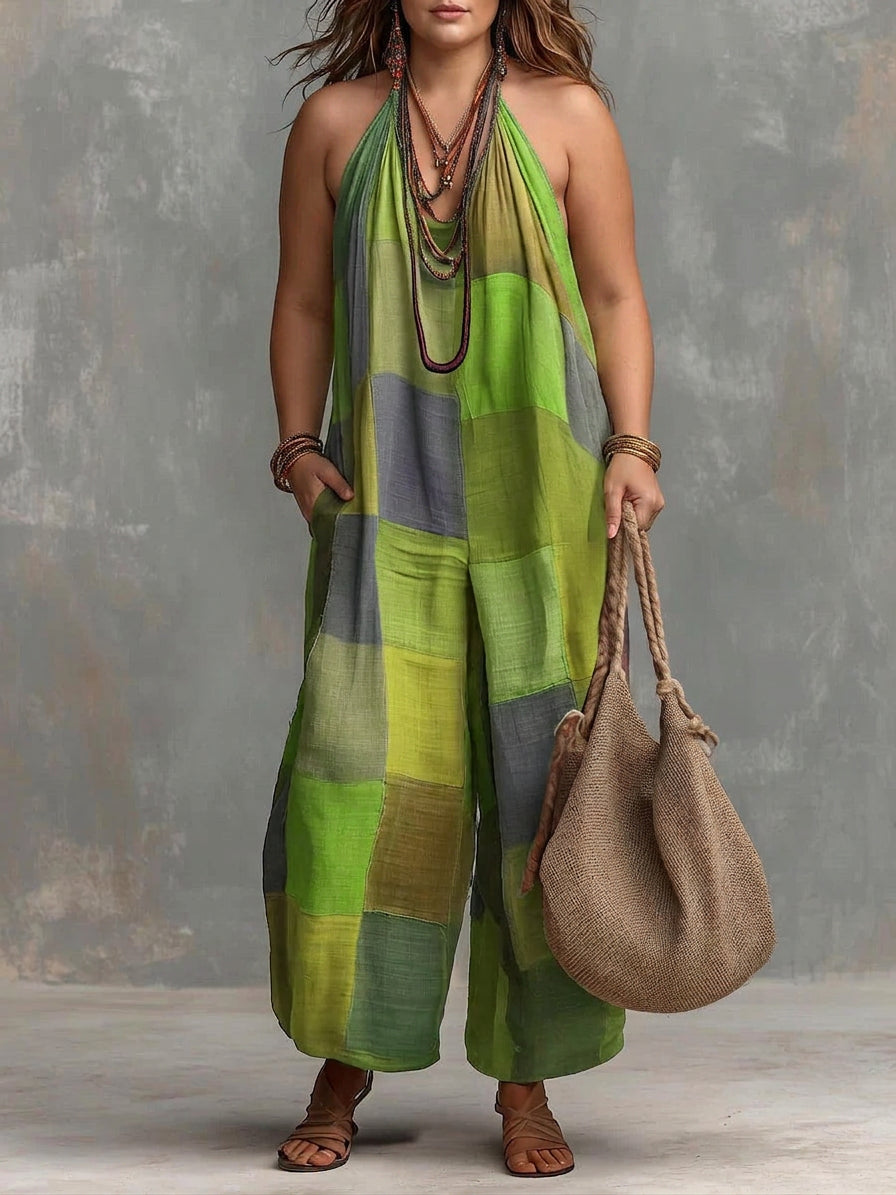 Solstice | Bohemian Patchwork Jumpsuit