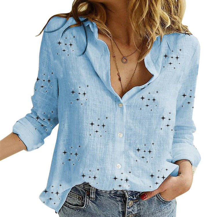 QUINN | Classic Printed Blouse