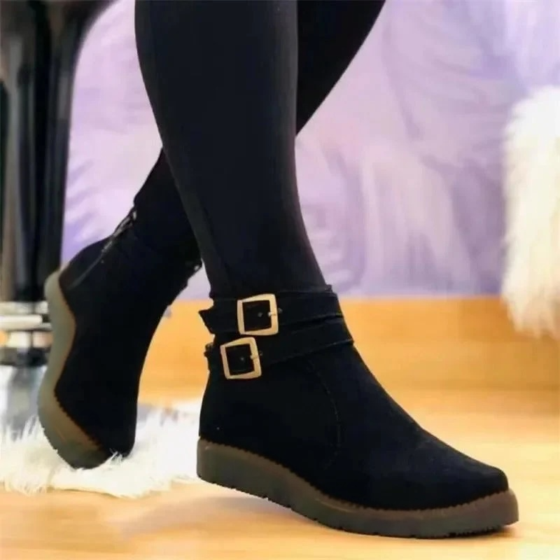 Noria | Women’s Ankle Boots with Double Buckle