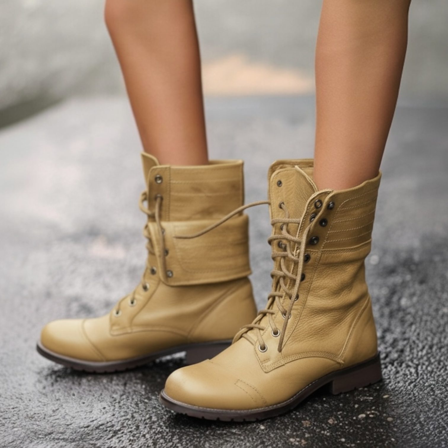 Rowena | Women’s Vintage Lace-Up Boots